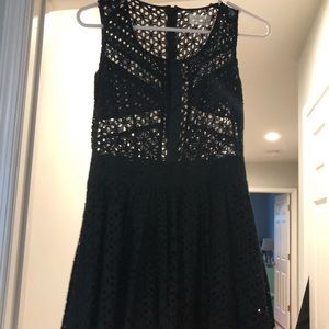 Black Eyelet Dress